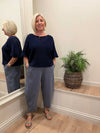 Emer Cocoon Trousers Denim