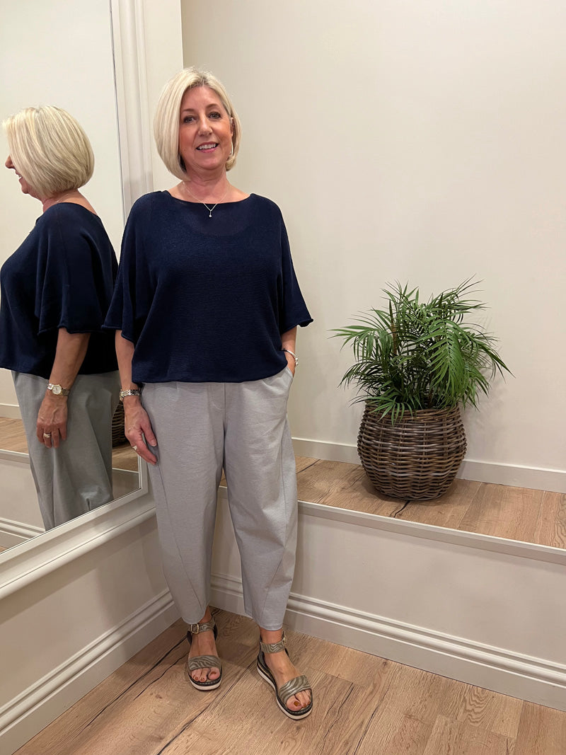 Emer Cocoon Trousers Winter White