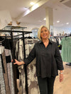 TIRELLI Pin Tuck Shirt Black