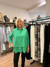 TIRELLI Tiered Front Shirt Black
