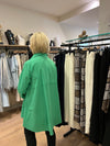TIRELLI Tiered Front Shirt Soft Green
