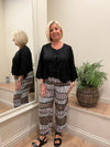 Tara Vao Lana Trousers Black Print