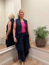 Tara Vao Linda Gilet Navy Medium