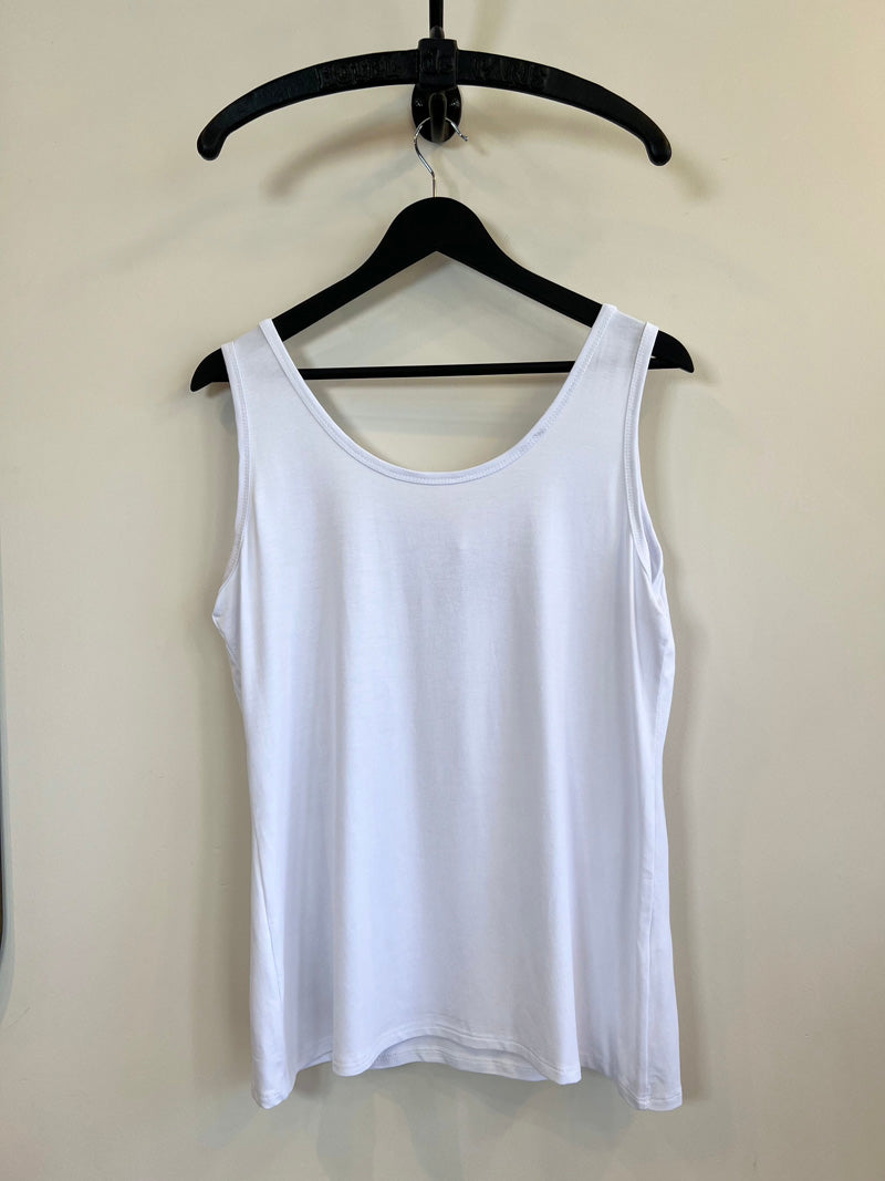 Long Vest White Regular