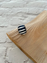 Calitaa Luxury Collection Bead Broad Stripe Navy