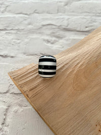 Calitaa Luxury Collection Bead Broad Stripe Black
