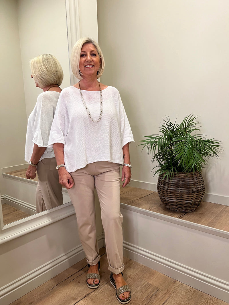 Lisa Trousers Winter White