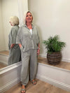 Ava Amara Cotton Mix Trousers Khaki
