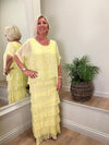 Sophia Silk Dress Lemon