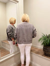 Chloe Linen Bomber Jacket Mocha