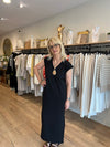KAFFE KAannika Maxi Dress Deep Black