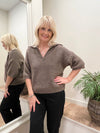 Jona V-Neck Sweater Mocha