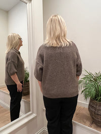 Jona V-Neck Sweater Cocoa