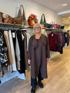 Elle Waterfall Coat Camel