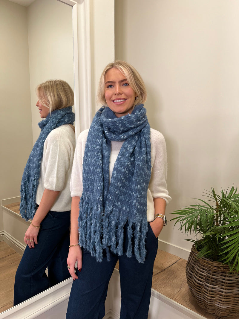 So Softly Scarf Denim Blue