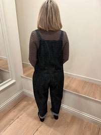 Josie Dungarees Black Denim