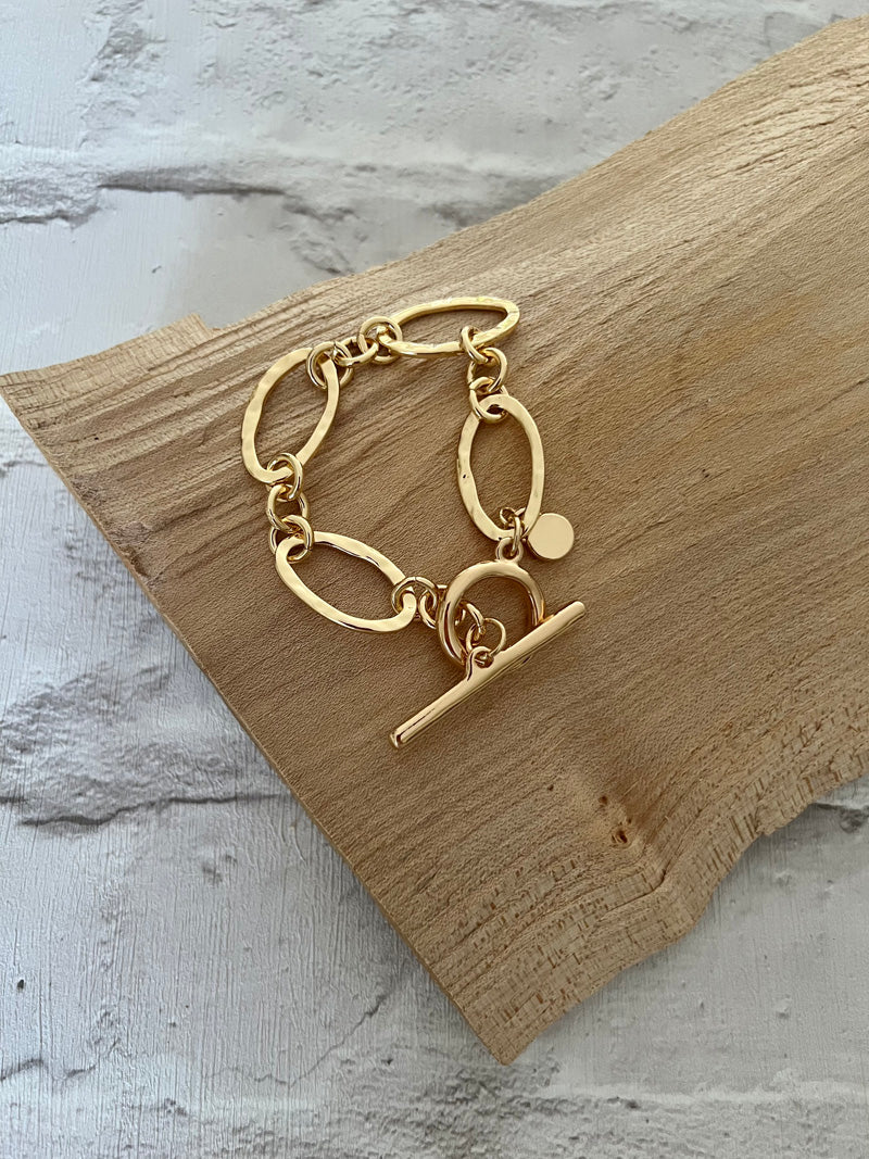 Suzy Links Bracelet-Gold