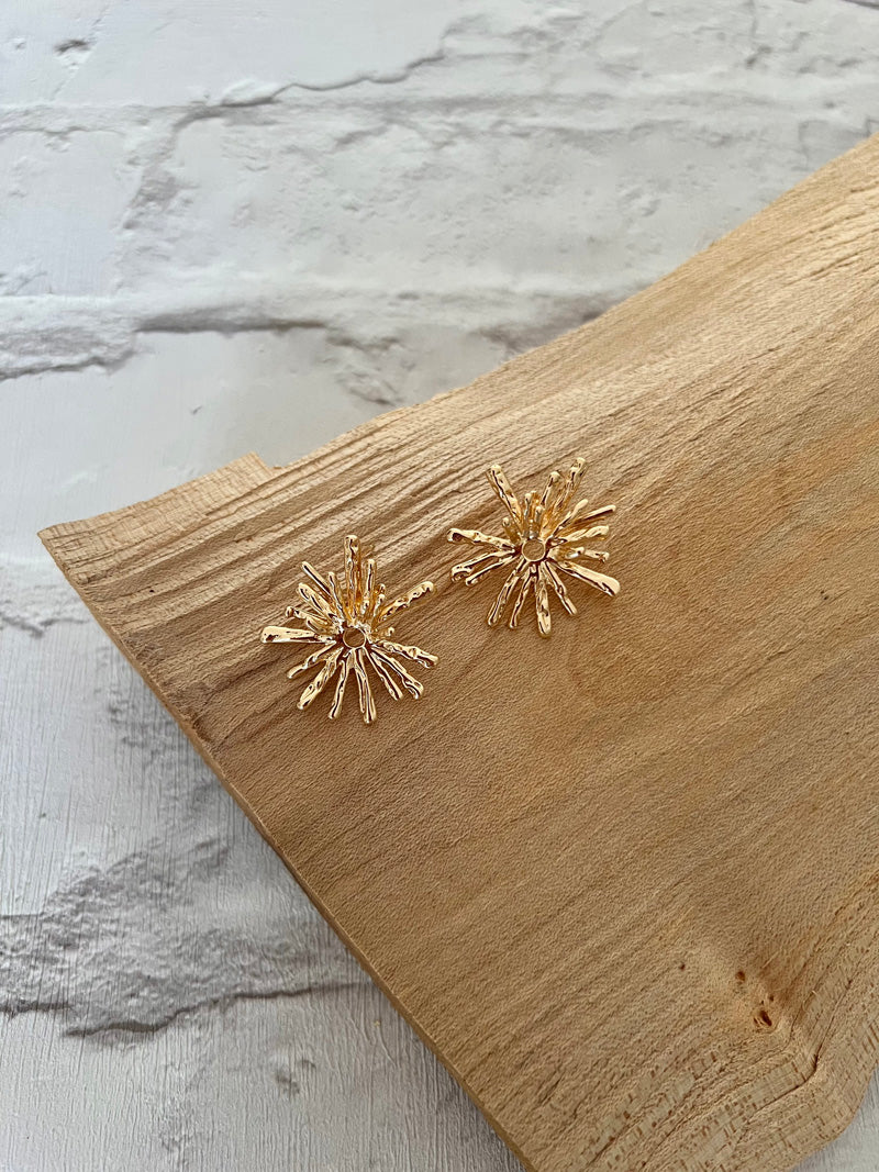 Make A Splash Earrings-Gold