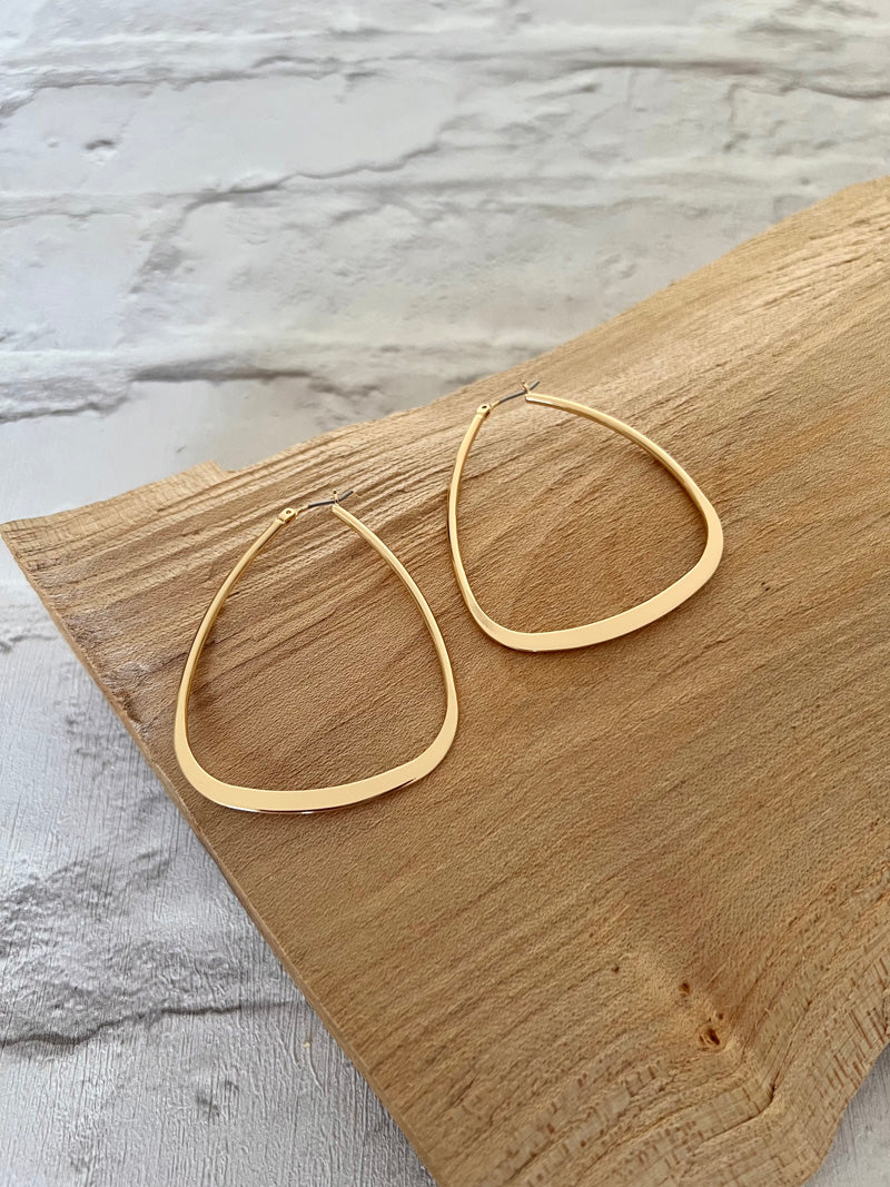 Molly Statement Hoop Earrings Gold
