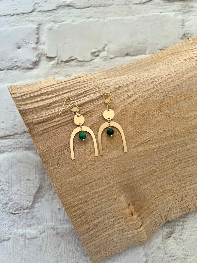 Marrakech Drop Earring Satin Gold
