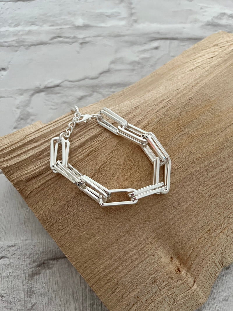 Helena Links Bracelet Silver