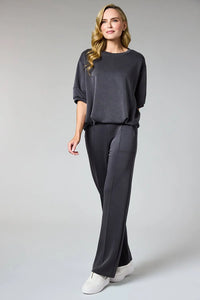 DECK Puffball Top Grey
