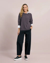 DECK Centre Seam Sweater Slate