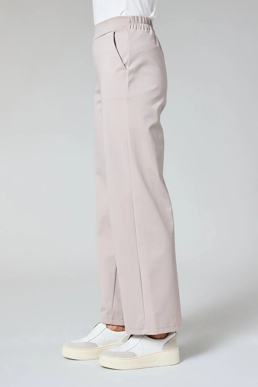 DECK Straight Leg Trousers Chocolate Size 10