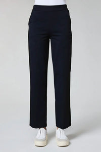 DECK Straight Leg Trousers Black Size 16