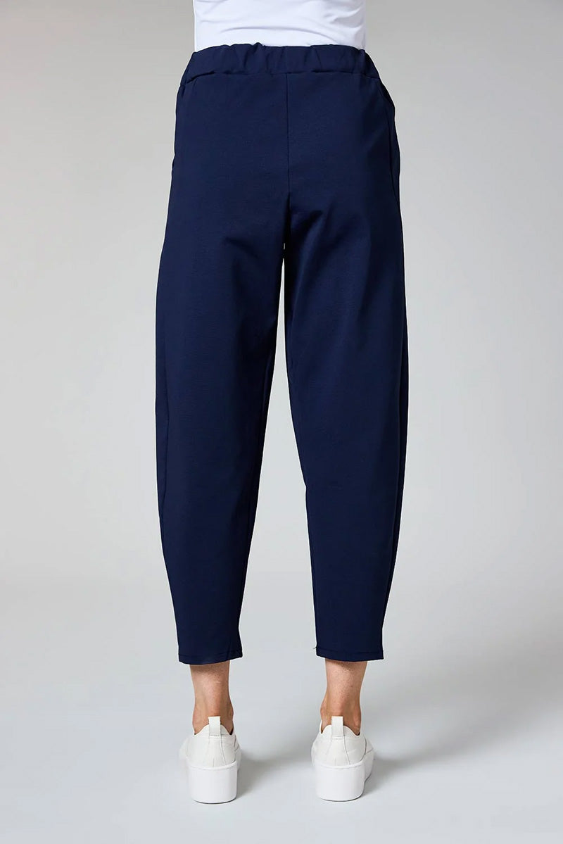 DECK Barrel Trousers Navy Size 12/14