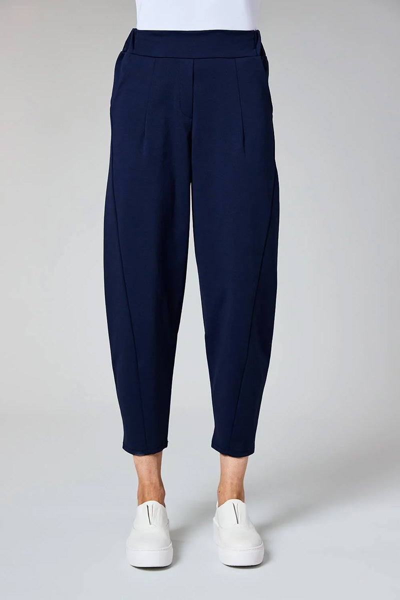 DECK Barrel Trousers Navy Size 12/14