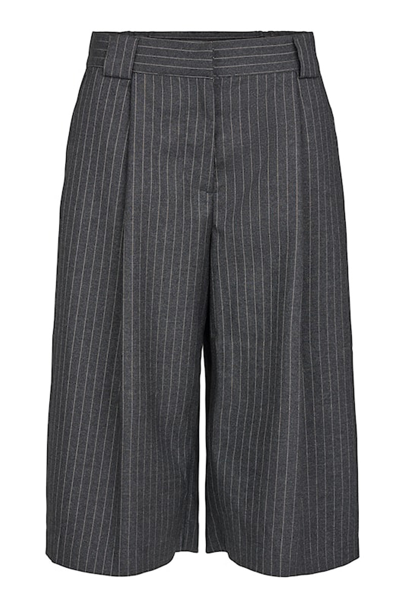 NOEN Pinstriped Culottes Grey