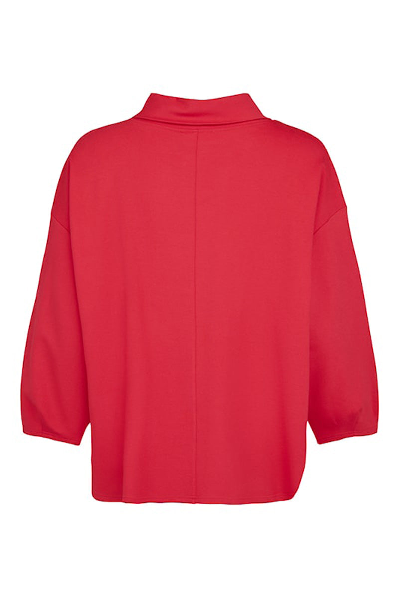 NOEN Cowl Neck Top Red
