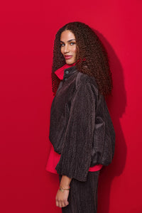 NOEN Cowl Neck Top Red