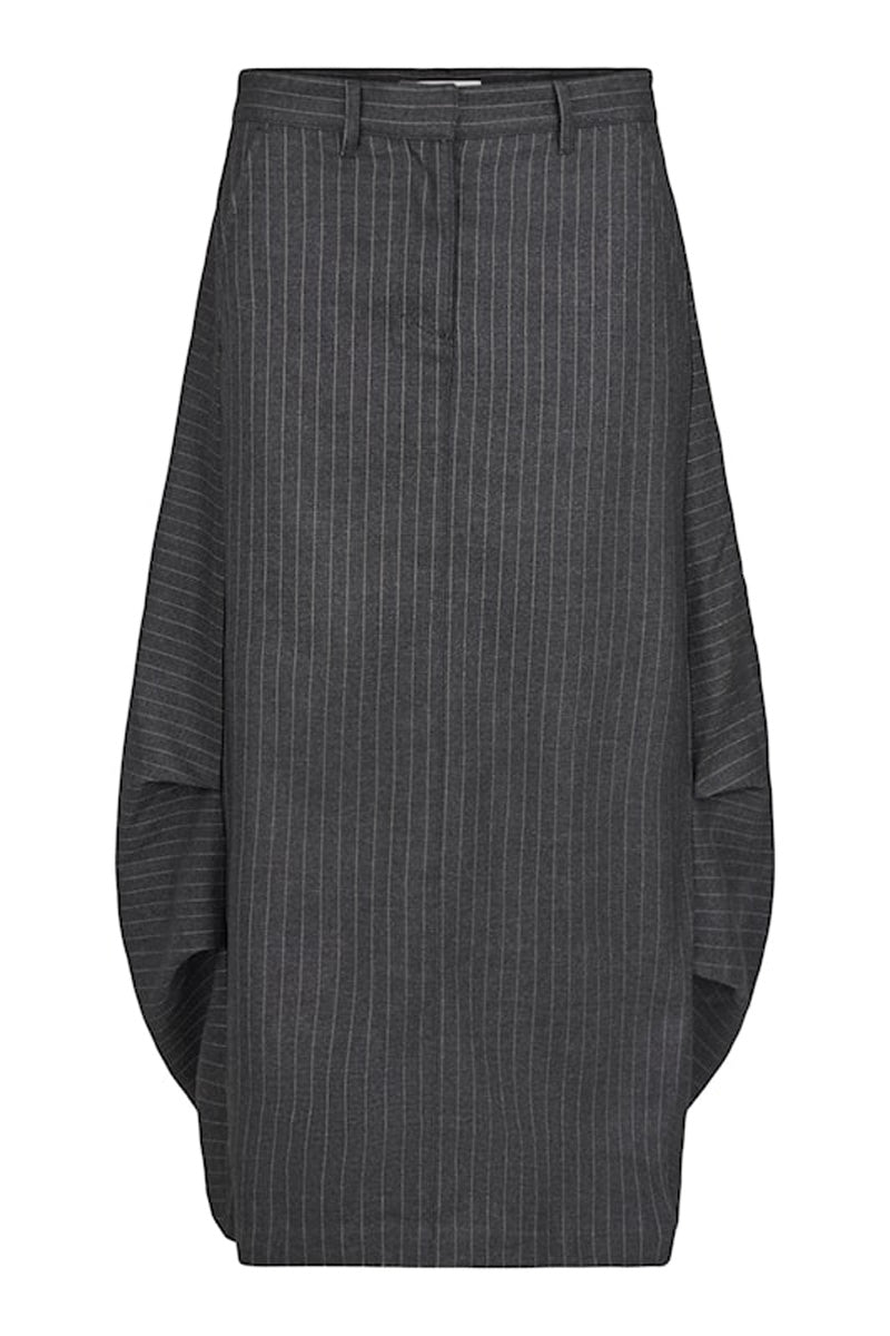 NOEN Pinstriped Skirt Grey