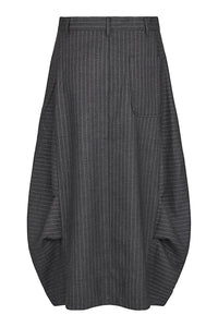 NOEN Pinstriped Skirt Grey