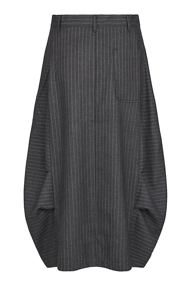 NOEN Pinstriped Skirt Grey