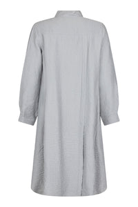 NOEN Crinkle High Low Shirt Grey