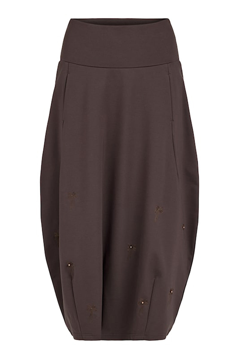 NOEN Tulip Skirt Chocolate Brown
