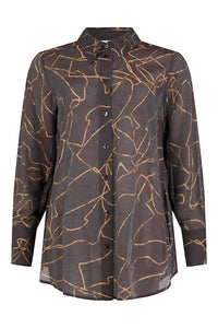 NOEN Floaty Blouse Brown/Bronze