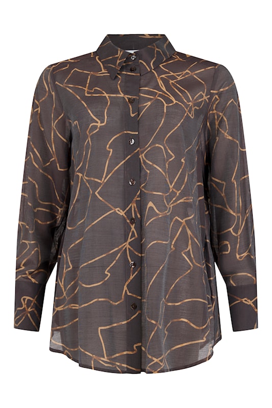 NOEN Floaty Blouse Brown/Bronze