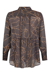 NOEN Floaty Blouse Brown/Bronze