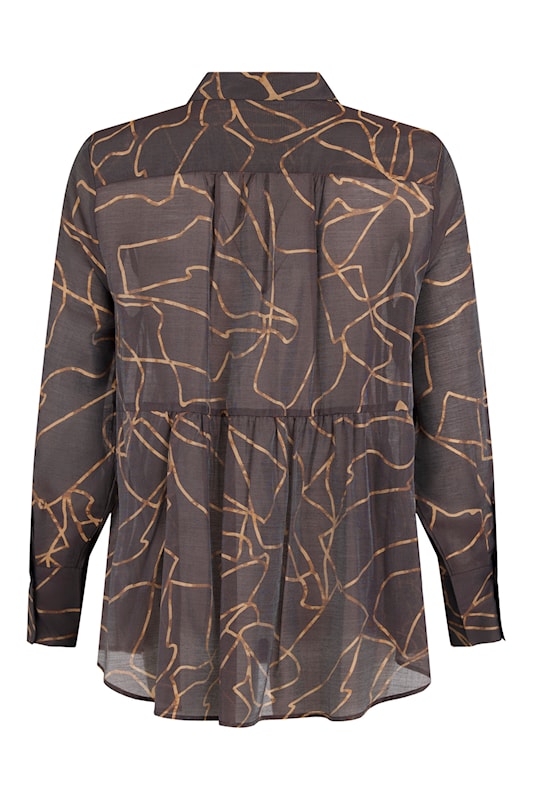 NOEN Floaty Blouse Brown/Bronze