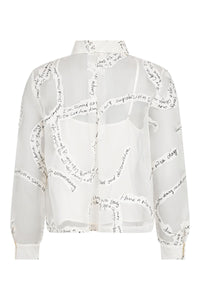 NOEN Sheer Floaty Blouse Cream