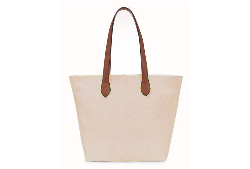 Emily Shopper Handbag Cream