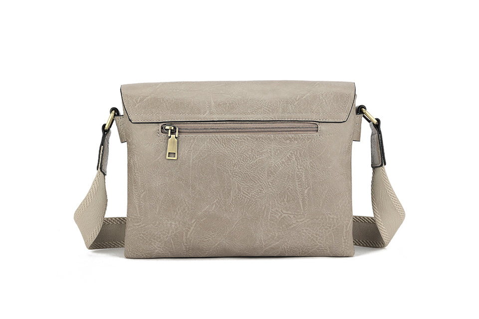 Elena Satchel Bag Taupe