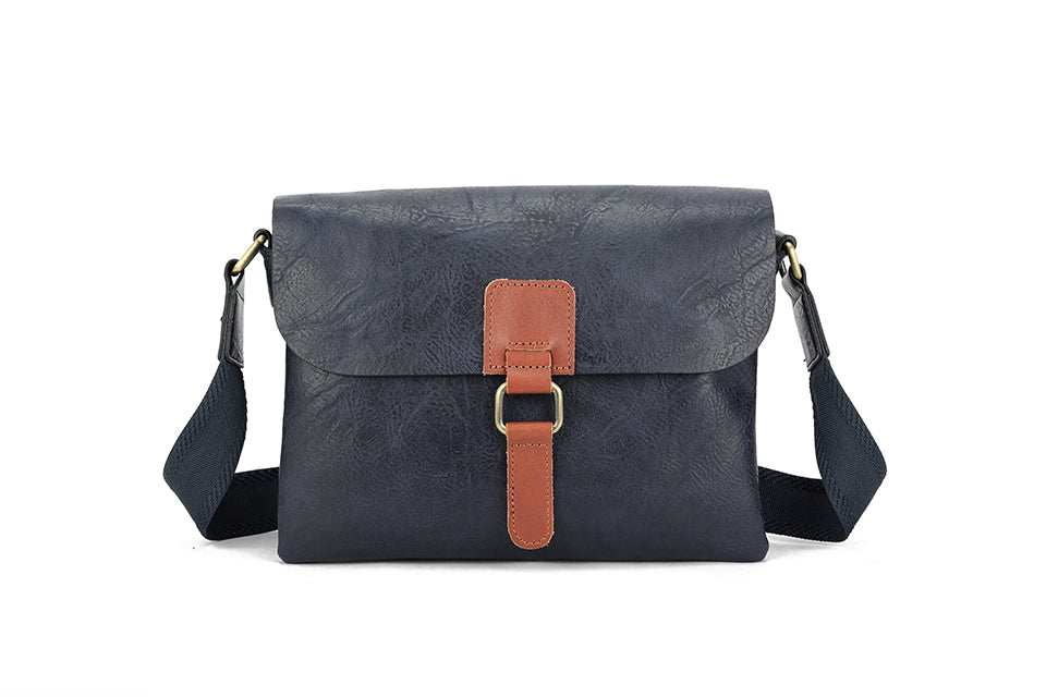 Elena Satchel Bag Navy