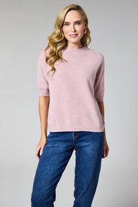 DECK Short Sleeve Sweater Blush
