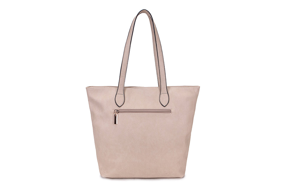 Andrea Shopper Handbag Beige