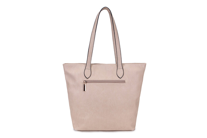 Andrea Shopper Handbag Beige